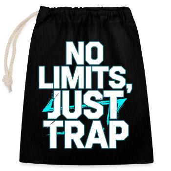 Producteur de musique 808 Bass Hip-hop Beatmaker - Sac cadeau en coton avec cordon (25 x 30 cm) - noir - Devant