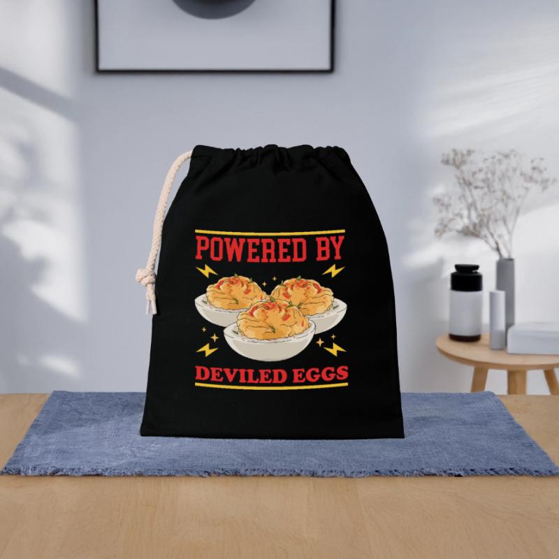 Gefüllte Eier Dressed Deviled Eggs Geschenke Verschließbarer Geschenkbeutel aus Baumwolle (25x30cm)