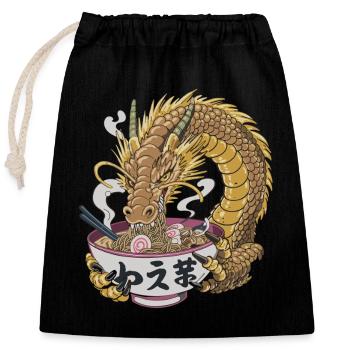 Legendärer Ramen-Fresser - Verschließbarer Geschenkbeutel aus Baumwolle (25x30cm) - Schwarz - Vorne