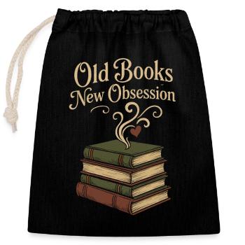 Livre Sniffer Reader -Fragrance Pride Old Pages Arôme - Sac cadeau en coton avec cordon (25 x 30 cm) - noir - Devant