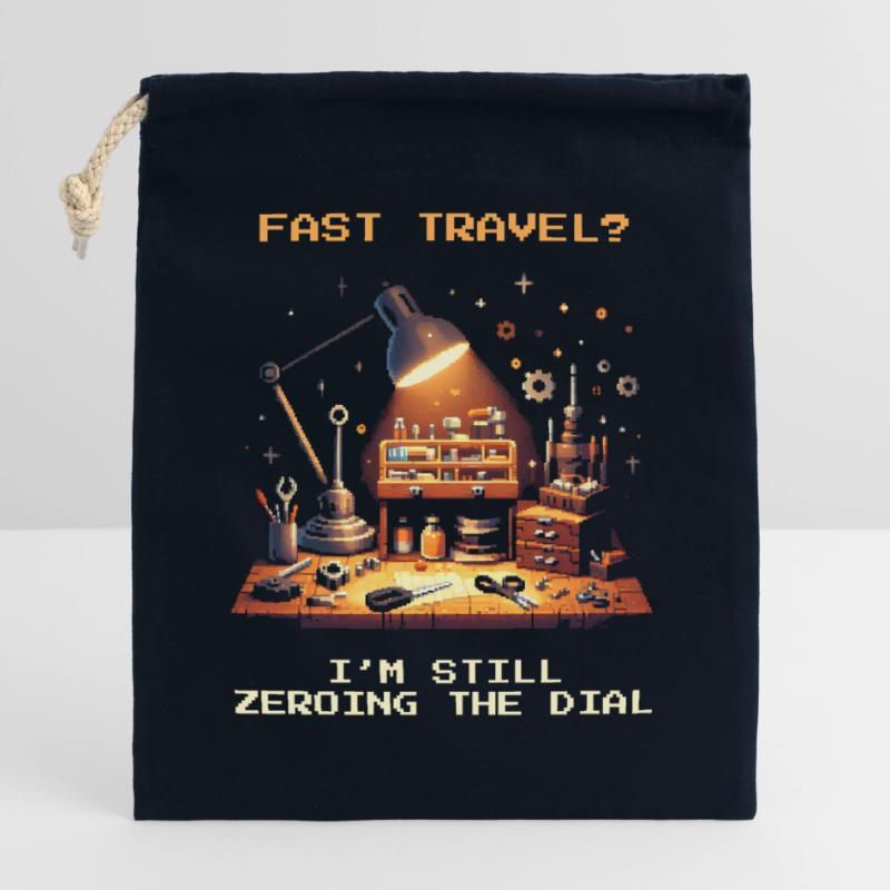 Zero Point Precision Mechanics Adjustment Workbench Closable cotton gift bag (25x30cm)