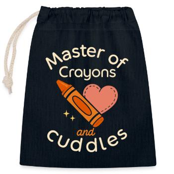 Nanny Squad Family Helper Au Pair Life Toddler - Closable cotton gift bag (25x30cm) - navy - Front