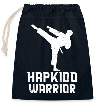 Hapkido Warrior - Verschließbarer Geschenkbeutel aus Baumwolle (25x30cm) - Navy - Vorne