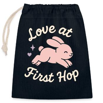 Bunny Mama Kaninchenrettung Adoptiere, Kaufe - Verschließbarer Geschenkbeutel aus Baumwolle (25x30cm) - Navy - Vorne