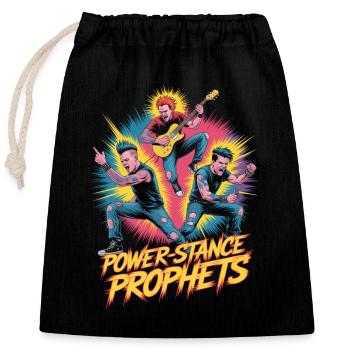 Power Stance Prophets Punk Rock Music - Closable cotton gift bag (25x30cm) - black - Front