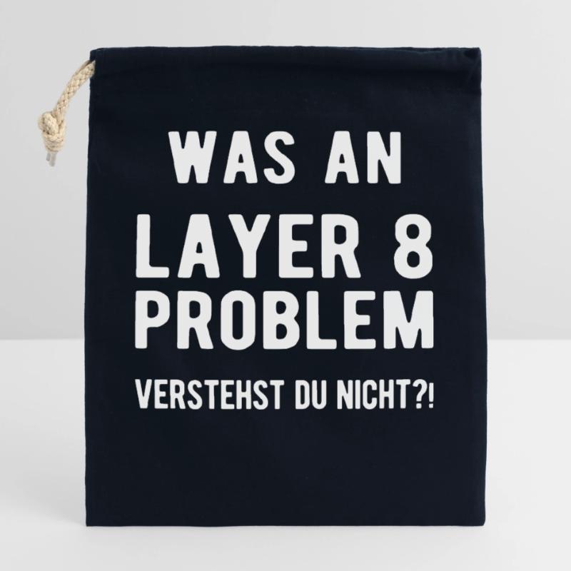 Informatik Admin Entwickler Informatiker Coder Verschließbarer Geschenkbeutel aus Baumwolle (25x30cm)