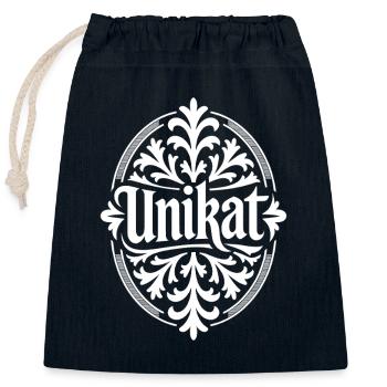 Unique Unique Individual Self-Worth Unique - Closable cotton gift bag (25x30cm) - navy - Front