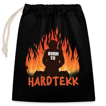 Hardtekk Tekke East Germany - Closable cotton gift bag (25x30cm) - black - Front