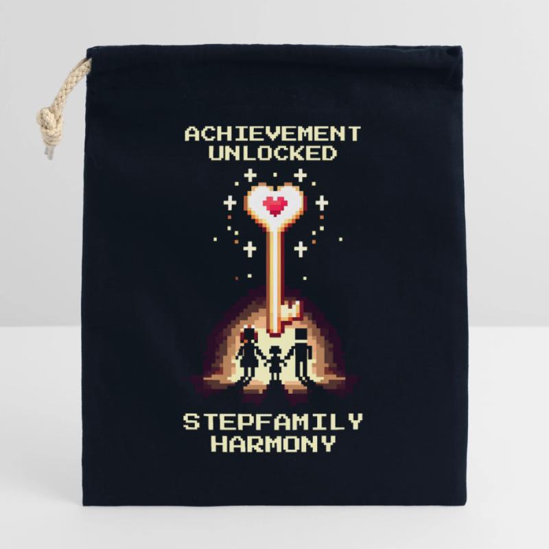 Patchwork Harmony Unlocked | Patchwork Closable cotton gift bag (25x30cm)