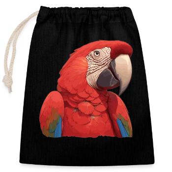 L’ère de l’ara - Sac cadeau en coton avec cordon (25 x 30 cm) - noir - Devant