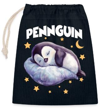 PennguinPenguin Pajamas Pennguin Late Riser - Closable cotton gift bag (25x30cm) - navy - Front