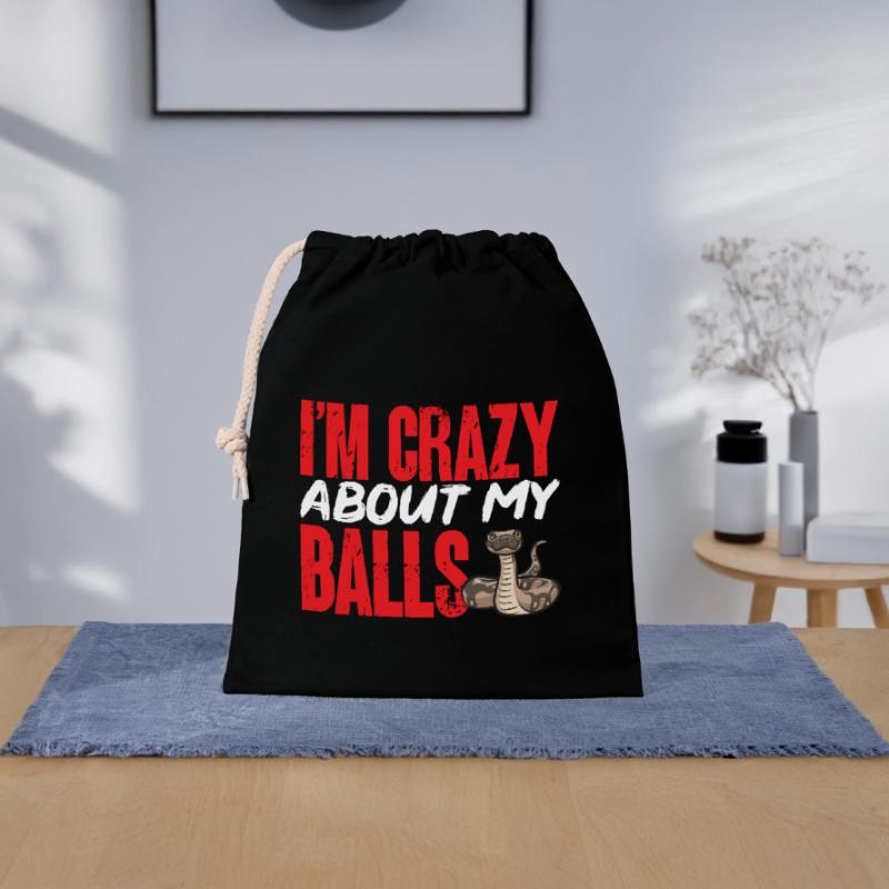 Ball Python Snake King Python Closable cotton gift bag (25x30cm)