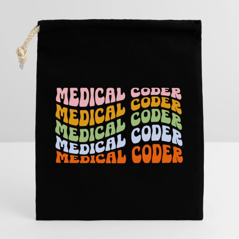 Medical Coder Coding Specialist Closable cotton gift bag (25x30cm)