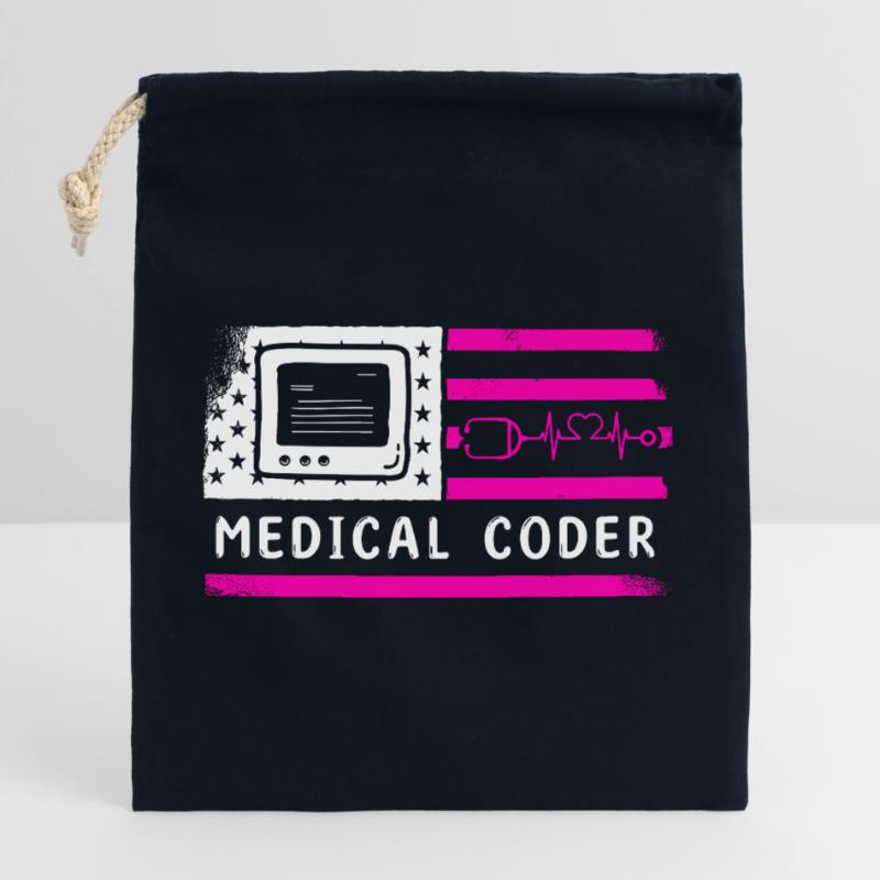 Medical Coder Coding Specialist Closable cotton gift bag (25x30cm)