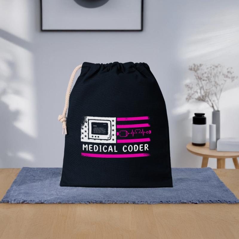 Medical Coder Coding Specialist Closable cotton gift bag (25x30cm)