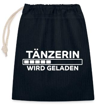 Tänzerin Spruch Tanzen Lustiges Tänzerin Geschenk - Verschließbarer Geschenkbeutel aus Baumwolle (25x30cm) - Navy - Vorne