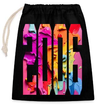 BUNT 20TH BIRTHDAY 2006 - Closable cotton gift bag (25x30cm) - black - Front