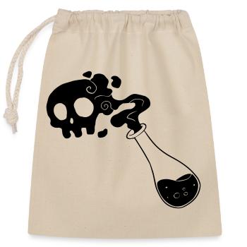 Deadly Potion - Closable cotton gift bag (25x30cm) - nature - Front