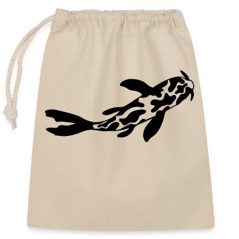 Modèle de vache Koi Fish Nishikigoi - Sac cadeau en coton avec cordon (25 x 30 cm) - nature - Devant