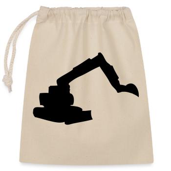 bagger - Verschließbarer Geschenkbeutel aus Baumwolle (25x30cm) - Natur - Vorne