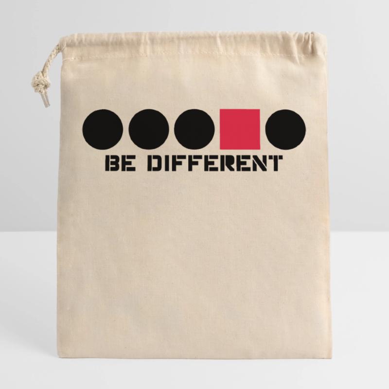 Rectangle circular shape Anders edges Angular Be D Closable cotton gift bag (25x30cm)