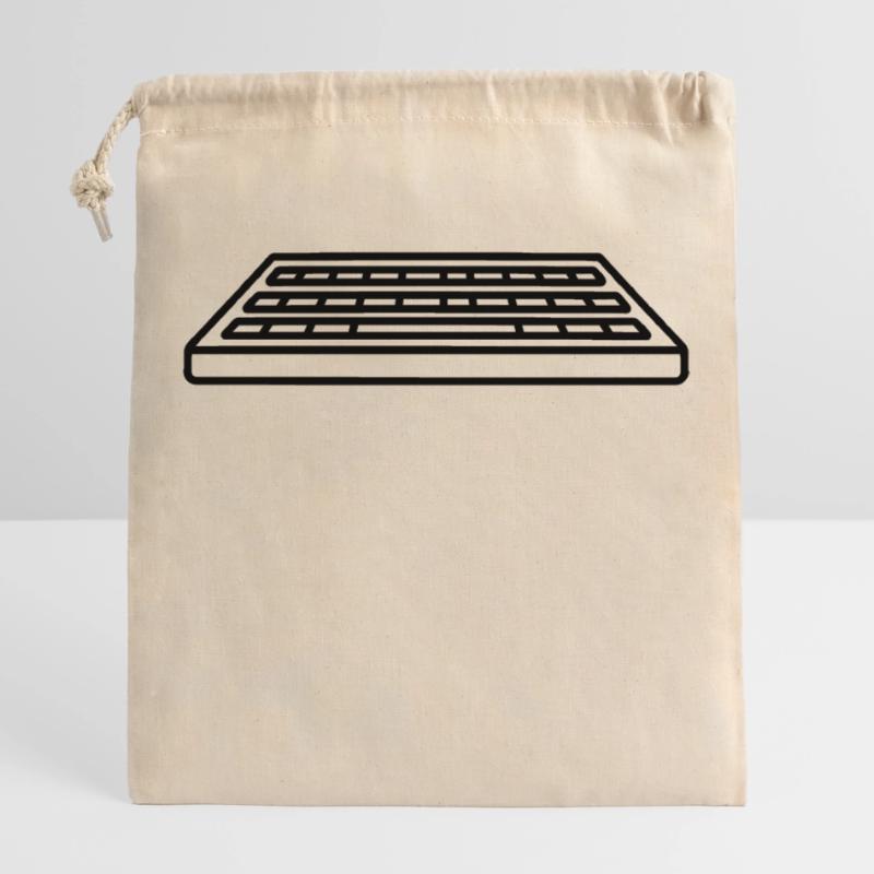 Control Keyboard Input Computer Closable cotton gift bag (25x30cm)