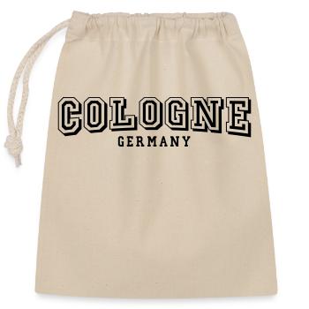 Cologne - Closable cotton gift bag (25x30cm) - nature - Front