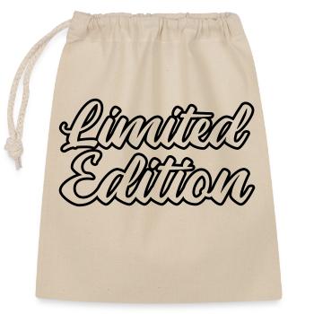 Limited Edition - Closable cotton gift bag (25x30cm) - nature - Front