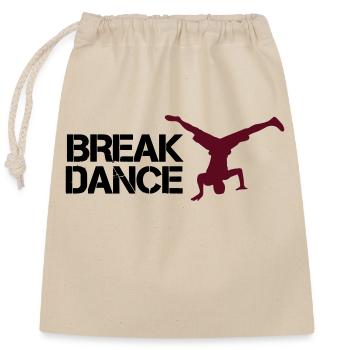 break dance - Verschließbarer Geschenkbeutel aus Baumwolle (25x30cm) - Natur - Vorne