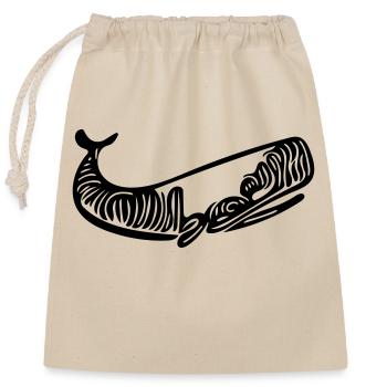 Vector Wal Dessin style - Sac cadeau en coton avec cordon (25 x 30 cm) - nature - Devant