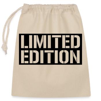 Limited Edition - Closable cotton gift bag (25x30cm) - nature - Front