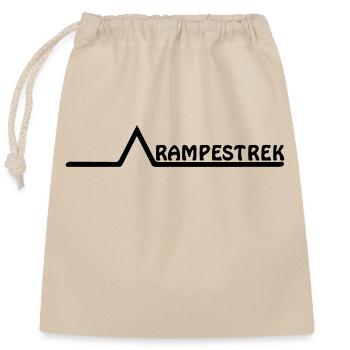 Ligne de rampe - Sac cadeau en coton avec cordon (25 x 30 cm) - nature - Devant