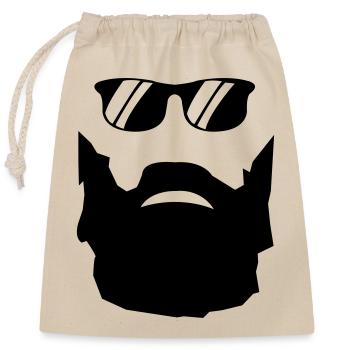 Lunettes de soleil Bart - Sac cadeau en coton avec cordon (25 x 30 cm) - nature - Devant