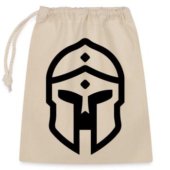 Sparta Guerrier Spartan - Sac cadeau en coton avec cordon (25 x 30 cm) - nature - Devant