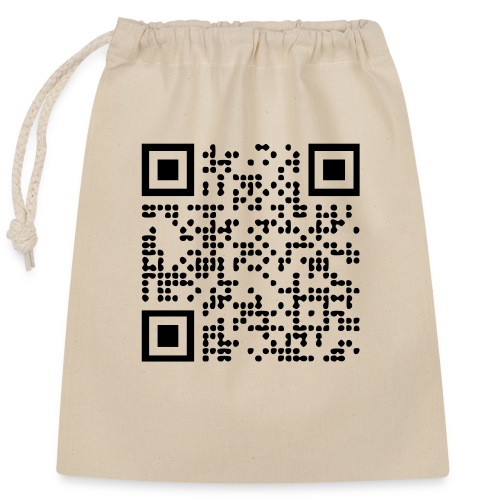 QR Shop Astroport - Sac cadeau en coton avec cordon (25 x 30 cm)
