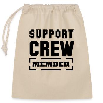 Membre de l’équipe de soutien - Sac cadeau en coton avec cordon (25 x 30 cm) - nature - Devant
