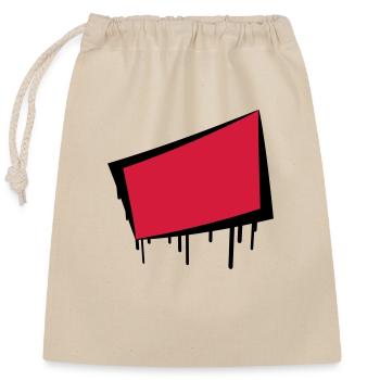 Frame - Closable cotton gift bag (25x30cm) - nature - Front