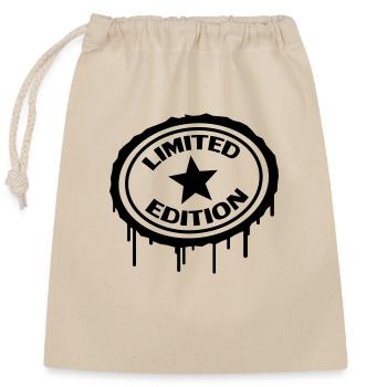 Limited Edition Graffiti Stamp - Sac cadeau en coton avec cordon (25 x 30 cm) - nature - Devant
