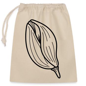 Coquelicot 33 fleur de pavot 2 - Sac cadeau en coton avec cordon (25 x 30 cm) - nature - Devant