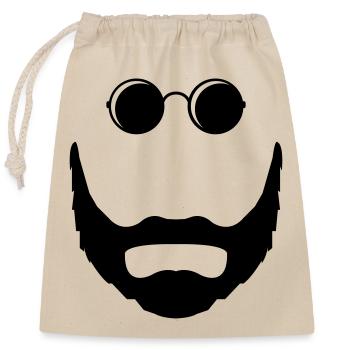Lunettes de soleil Bart - Sac cadeau en coton avec cordon (25 x 30 cm) - nature - Devant