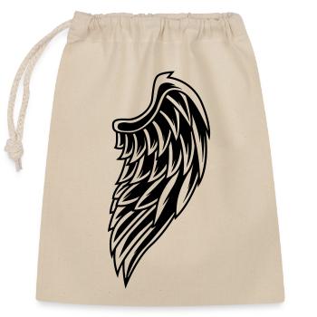 Aile - Sac cadeau en coton avec cordon (25 x 30 cm) - nature - Devant