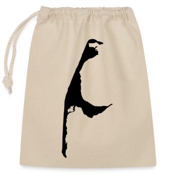 Sylt - Sac cadeau en coton avec cordon (25 x 30 cm) - nature - Devant