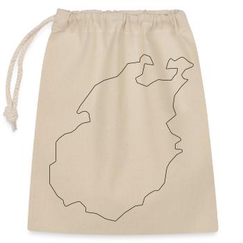 Paros - Sac cadeau en coton avec cordon (25 x 30 cm) - nature - Devant