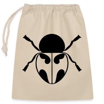 Ladybug - Closable cotton gift bag (25x30cm) - nature - Front