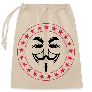 Anonymous - Verschließbarer Geschenkbeutel aus Baumwolle (25x30cm) - Natur - Vorne