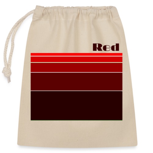 Red - Verschließbarer Geschenkbeutel aus Baumwolle (25x30cm)