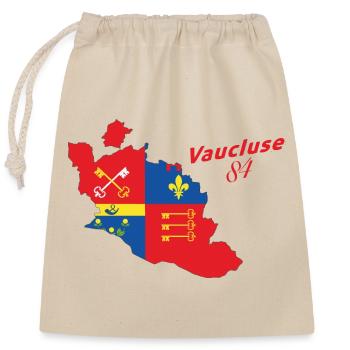 Vaucluse - Sac cadeau en coton avec cordon (25 x 30 cm) - nature - Devant