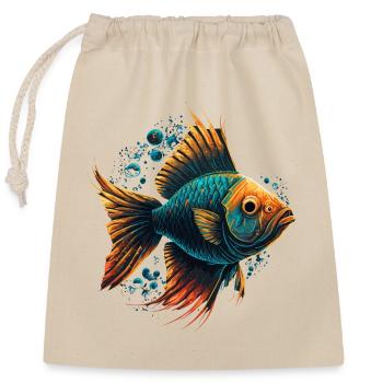 Deep Sea Creature - Closable cotton gift bag (25x30cm) - nature - Front