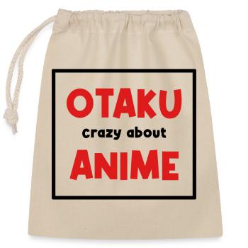 Déclaration Otaku Anemi Manga Culture Pop Geek - Sac cadeau en coton avec cordon (25 x 30 cm) - nature - Devant