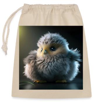 Photo macro creature 10 - Closable cotton gift bag (25x30cm) - nature - Front